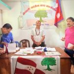 ने.का.कमल ३ काे सभापतिमा:  दाहाल सर्वसम्मत  निर्वाचित